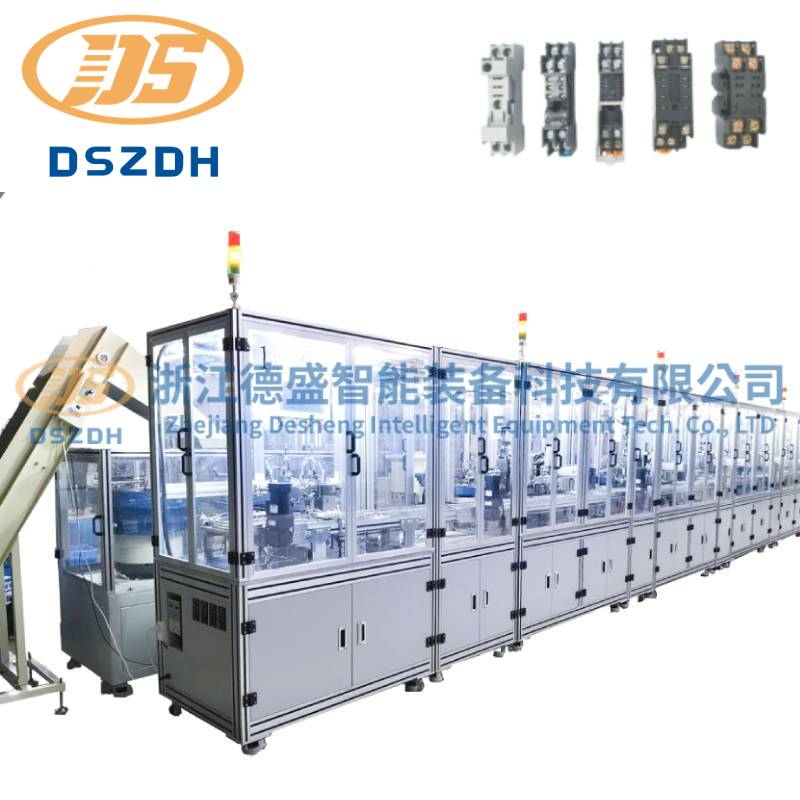 Linie automată de producție pentru priză releu